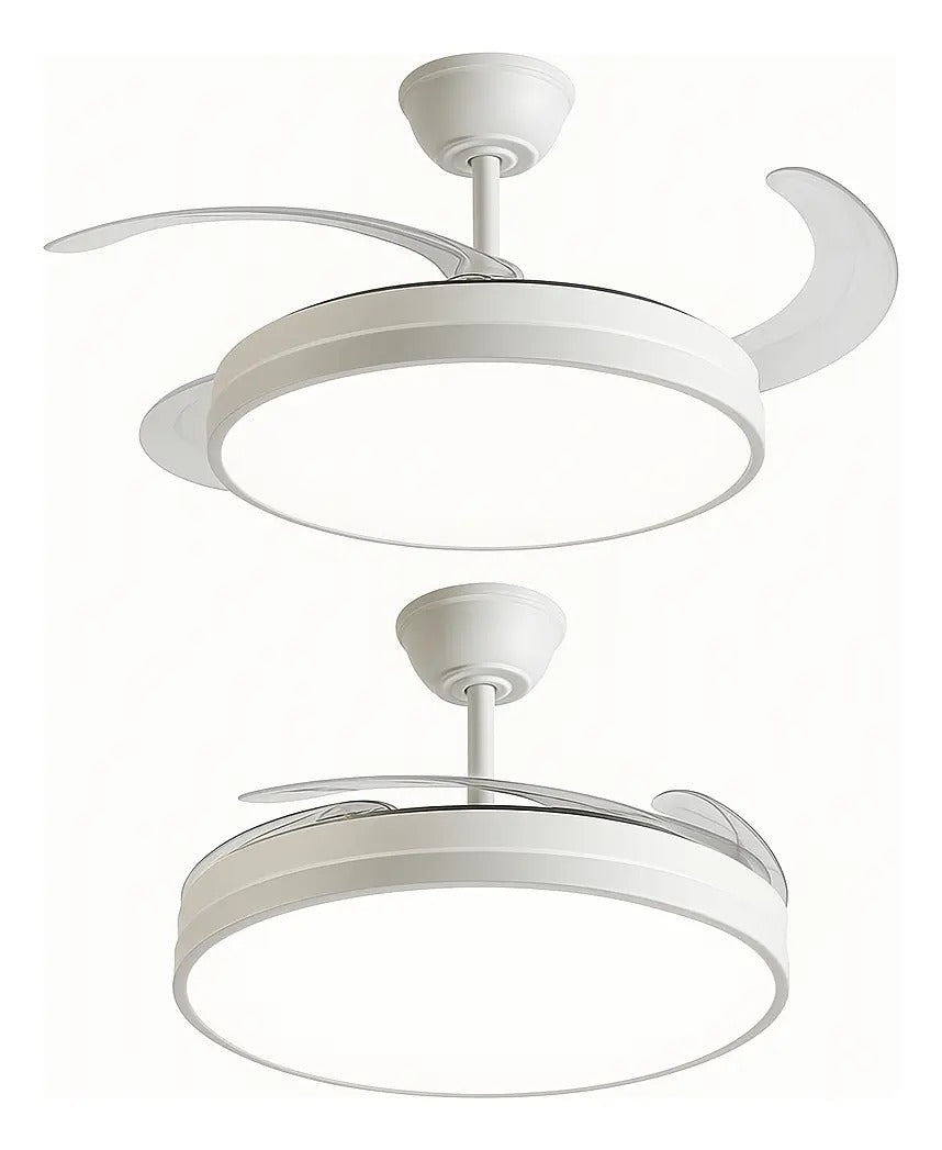 Ventilador de Techo con Lámpara LED Retráctil + Control remoto - AeroLux